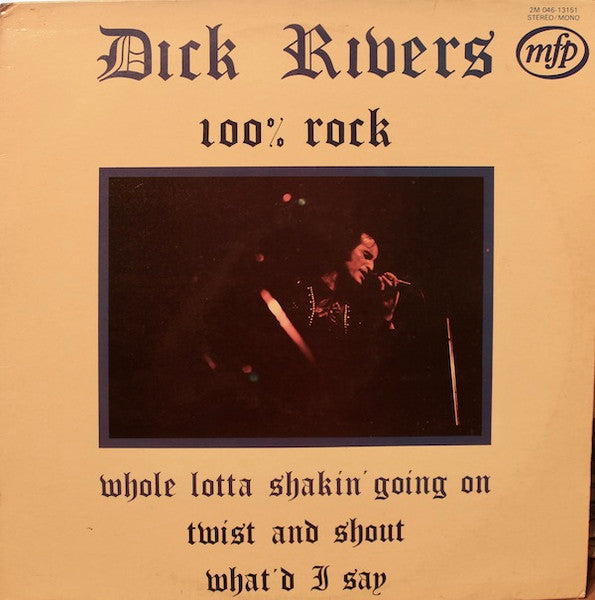 (Occasion) Dick Rivers – 100% Rock [Vinyle 33 Tours]