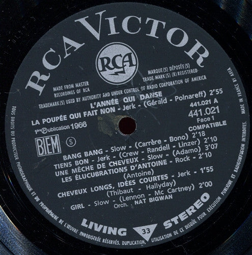 (Occasion) Nat Bigwan – L'Année Qui Danse [Vinyle 33Tours]