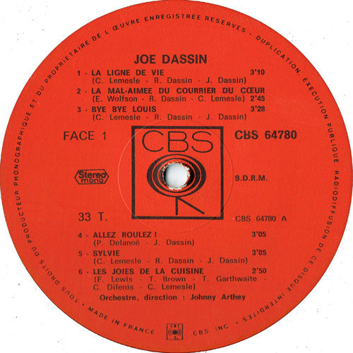(occasion)Joe Dassin – Joe Dassin[Vinyle 33 Tours]