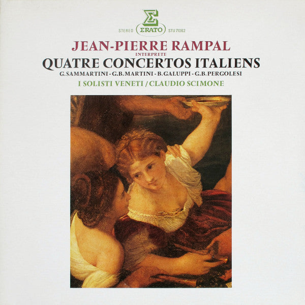 (occasion) Jean-Pierre Rampal, I Solisti Veneti / Claudio Scimone – Jean-Pierre Rampal Interprète Quatre Concertos Italiens [Vinyle 33 Tours]