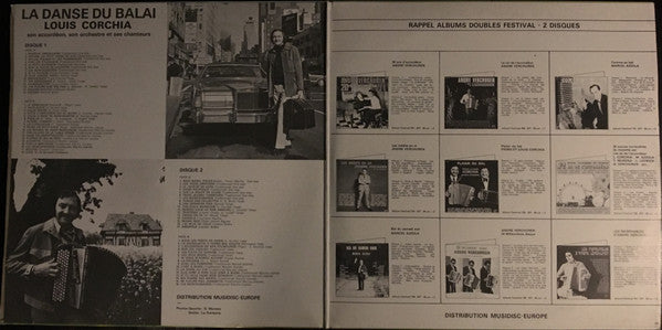 Louis Corchia, Son Accordéon, Son Orchestre Et Ses Chanteurs – La Danse Du Balai [Vinyle 33Tours] - flash vidéo