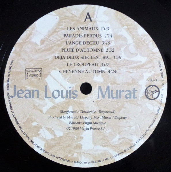 (occasion) Jean Louis Murat – Cheyenne Autumn [Vinyle 33 Tours]