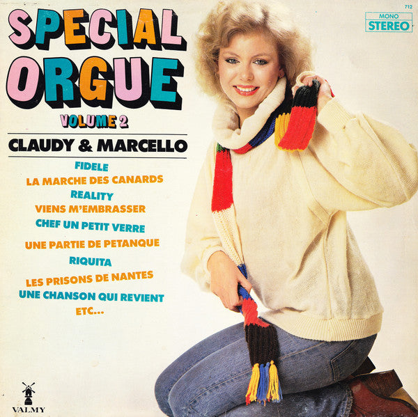 (occasion) Claudy & Marcello – Special Orgue Volume 2 [Vinyle 33 Tours]