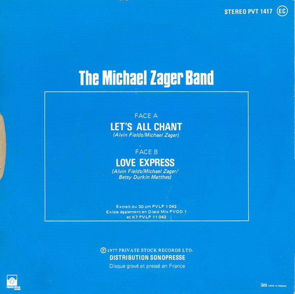 (Occasion) The Michael Zager Band Let's All Chant [Vinyle 45 Tours]