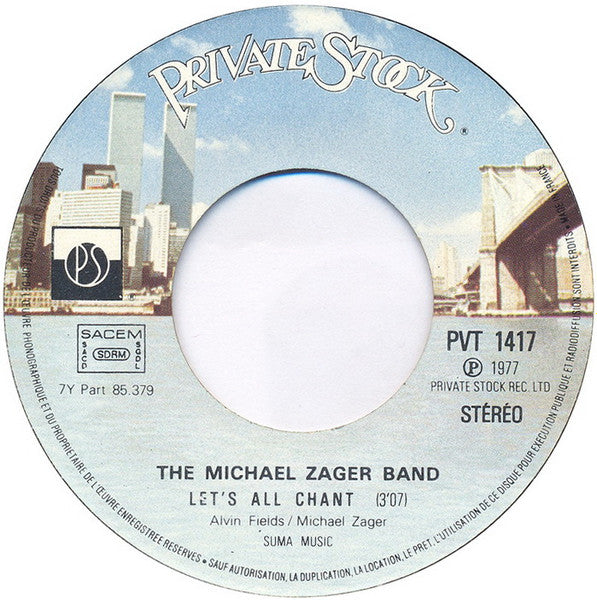 (Occasion) The Michael Zager Band Let's All Chant [Vinyle 45 Tours]