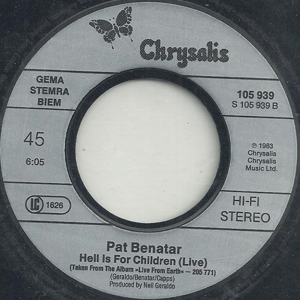 (Occasion) Benatar – Love Is A Battlefield [Vinyle 45 Tours]