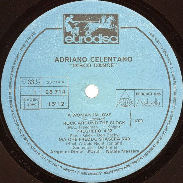 (Occasion) Adriano Celentano – Disco Dance [Vinyle 33 Tours]