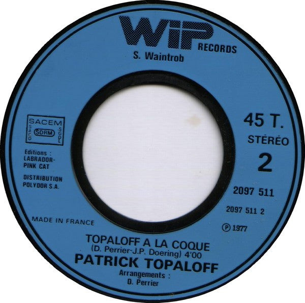 (Occasion) Topaloff – Ali Be Good [Vinyle 45 Tours]