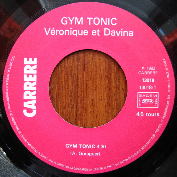 (Occasion) Véronique & Davina – Gym Tonic (Indicatif De L'emission) [Vinyle 45Tours]