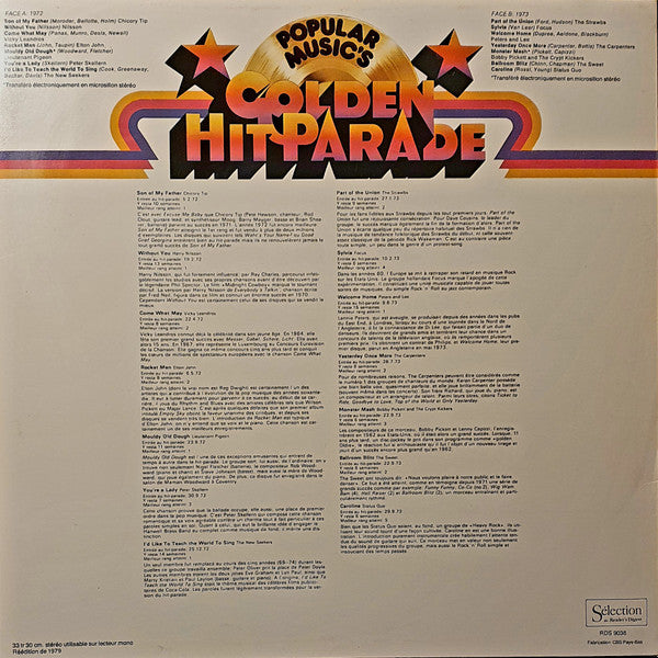 (Occasion) Various – Popular Music's Golden Hit Parade [Vinyle 33Tours]