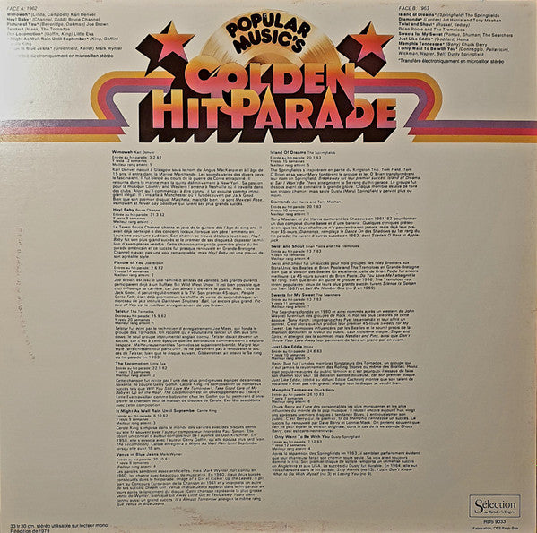 (Occasion) Various – Popular Music's Golden Hit Parade [Vinyle 33Tours]