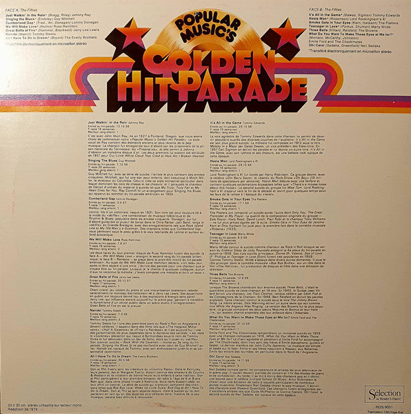 (Occasion) Various – Popular Music's Golden Hit Parade [Vinyle 33Tours]