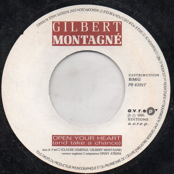 (Occasion) Gilbert Montagné – Plus Fort La Vie [Vinyle 45 Tours]