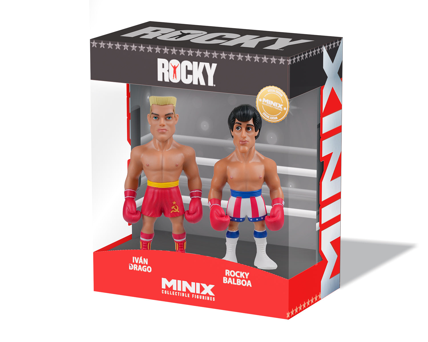Minix - Movies - Pack Double Rocky - Figurines PVC 7 cm
