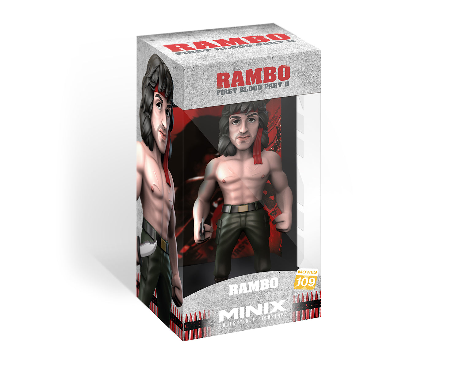 Minix -MOVIES -Rambo -Rambo with Bandana -Figurine -12 cm