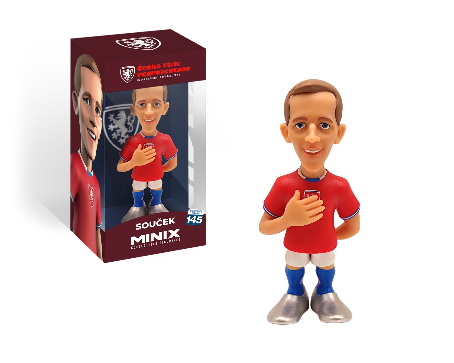 Minix - Football Stars #145 - CZECH National Football Team - Soucek 22 - Figurines PVC 12 cm - flash vidéo