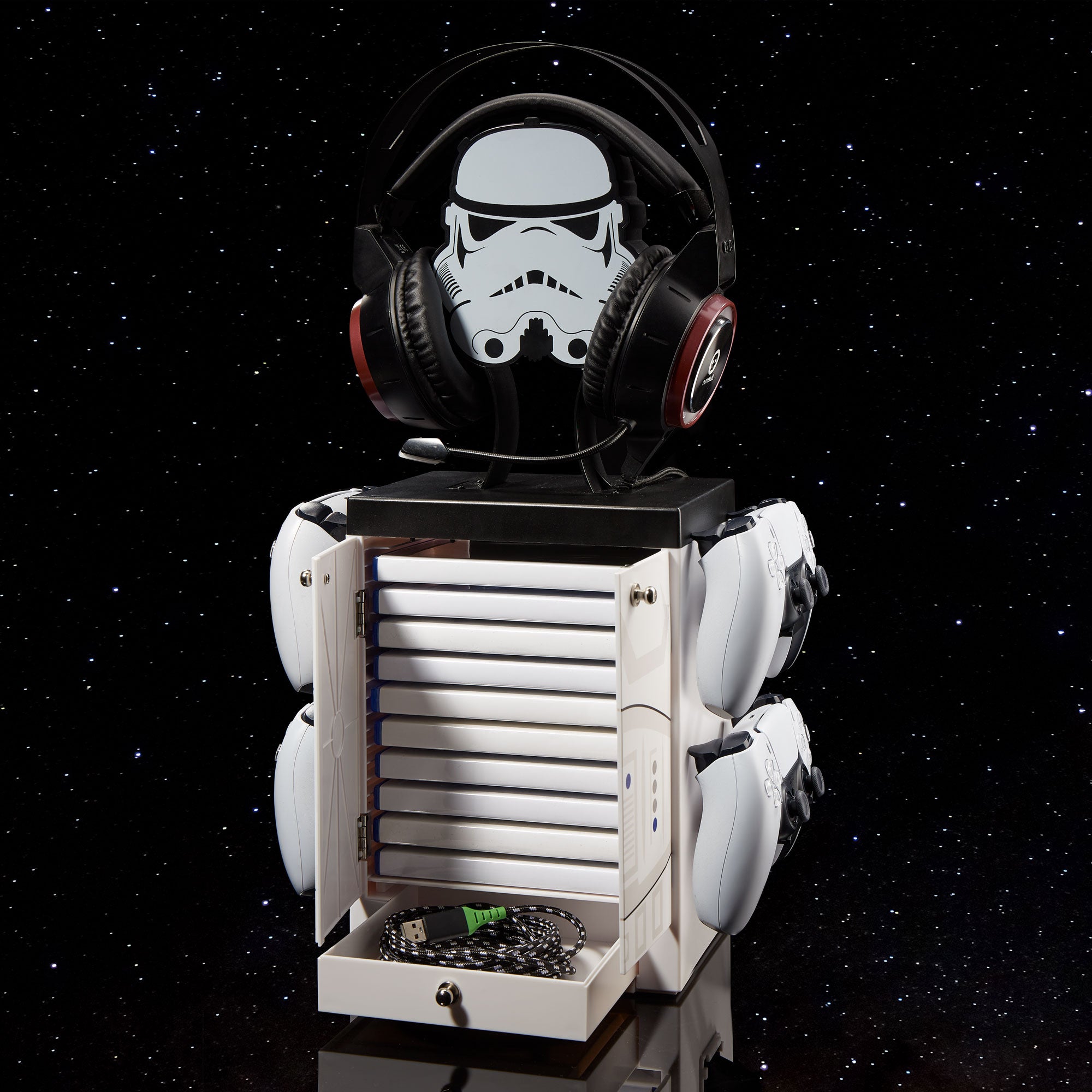 Star Wars - Meuble de rangement officiel Stormtrooper pour gamer