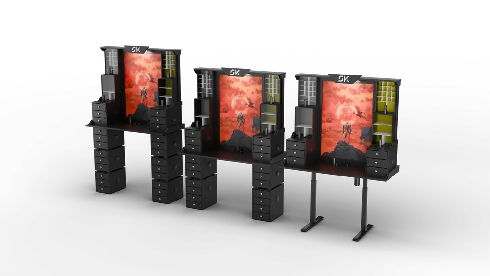 SKYDESK - Bureau Wargamer modulable et personalisable