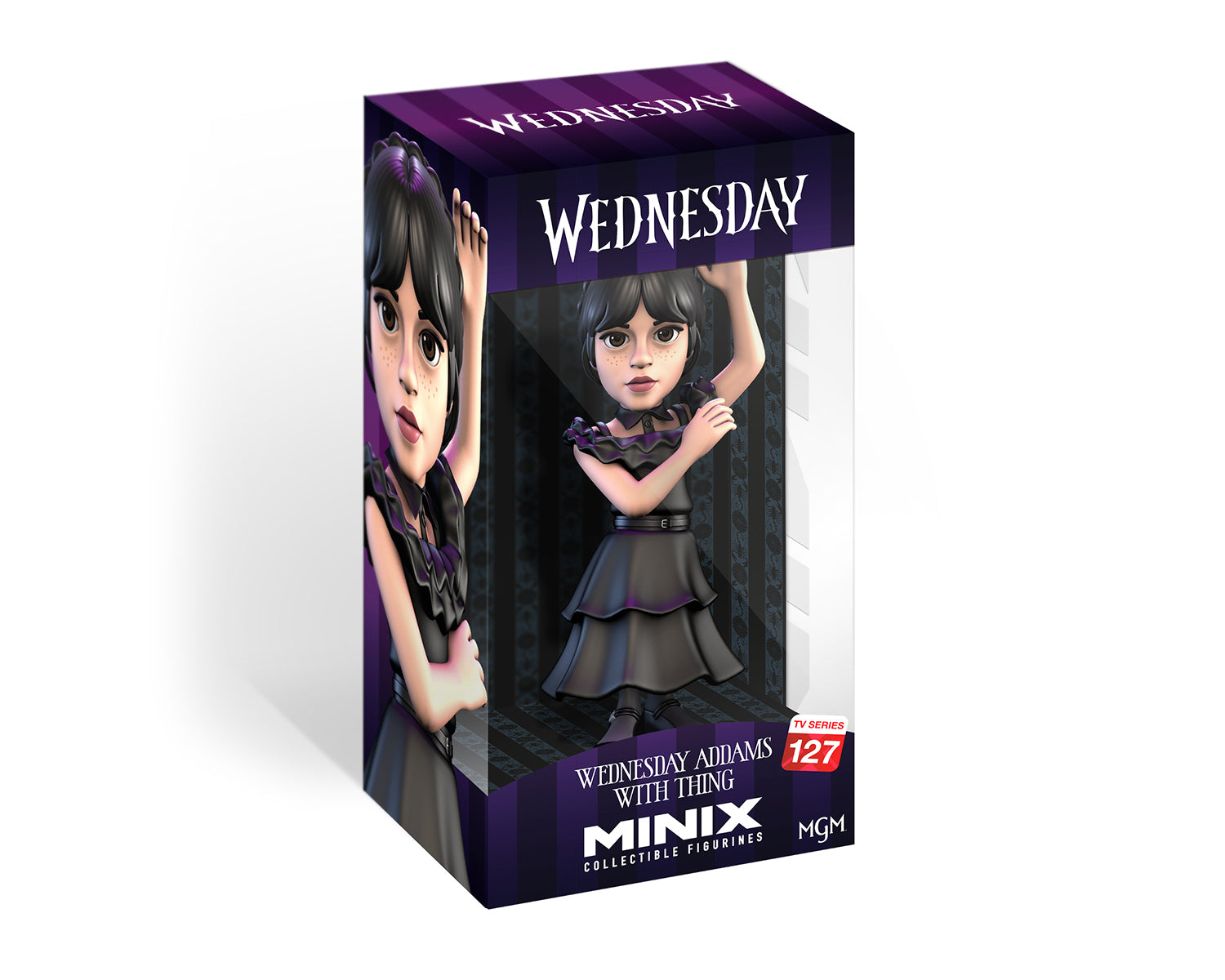 Minix -TV SERIES -WEDNESDAY -MERCREDI ADDAMS EN ROBE DE BAL -Figurine -12 cm