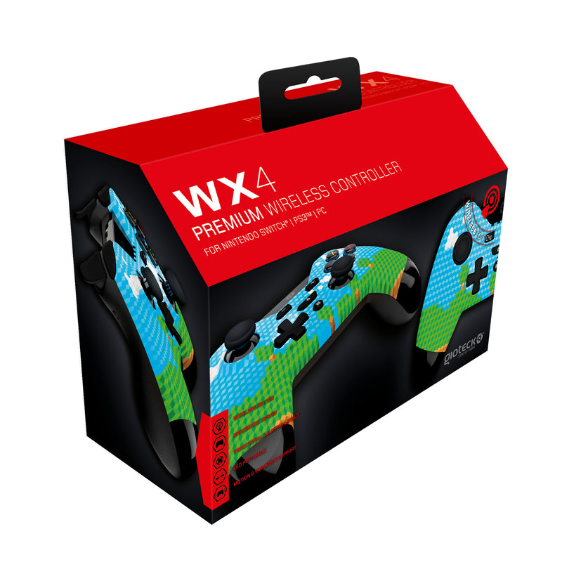Gioteck - Manette sans fil premium WX4 Edition "Aventure" pour Nintendo Switch, PS3 et PC