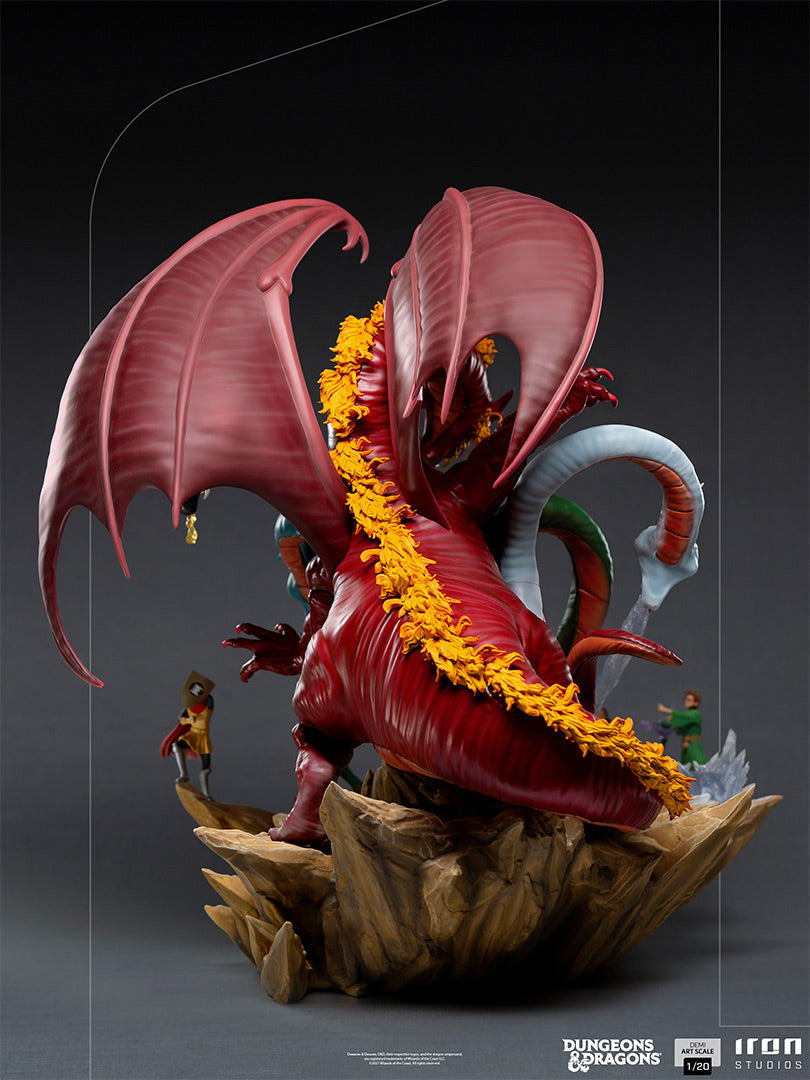 Iron Studios - Demi Art Scale 1/20 - Donjons et Dragons - Tiamat Battle Diorama Statue 56cm