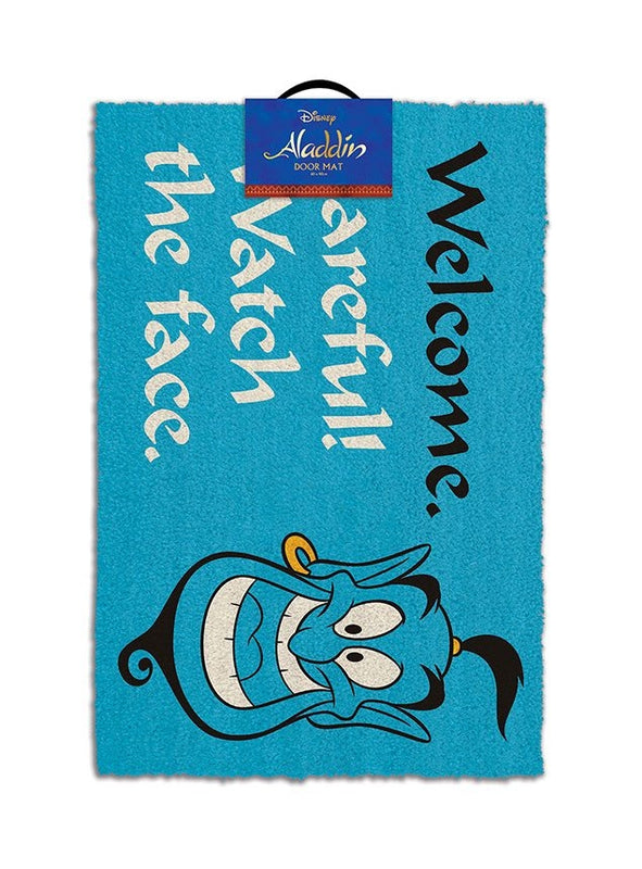 Aladdin - Attention au Visage Tapis de porte 40 x 60 cm