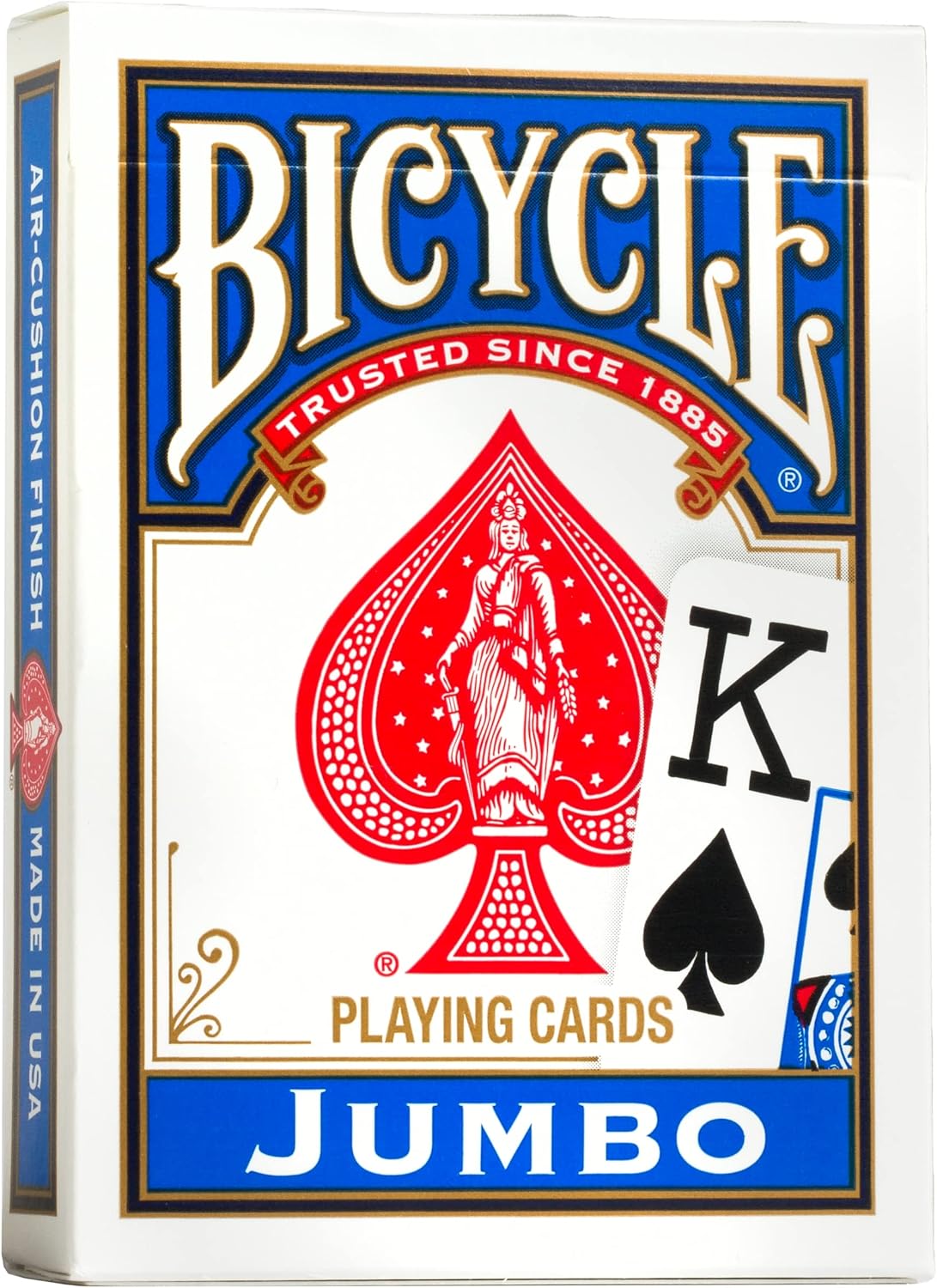 Bicycle - Carte de jeu Standard 56 pièce(s) Rider Back 808 International Jumbo Index - flash vidéo