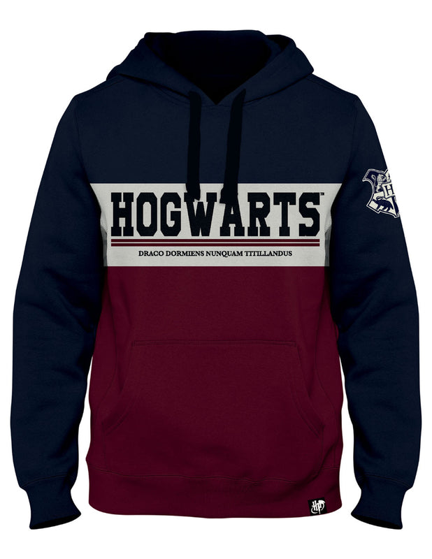 Harry Potter - Sweat Bordeaux Hommes Emblème Poudlard - XL