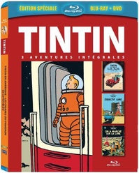 Tintin - 3 aventures - Vol. 5 : Objectif Lune + On a marché sur la Lune + Tintin au pays de l'or noir [Blu-ray]