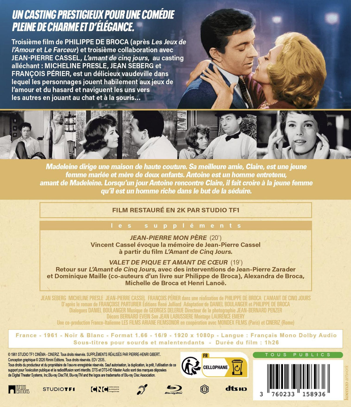L'Amant de 5 jours [Blu-ray]