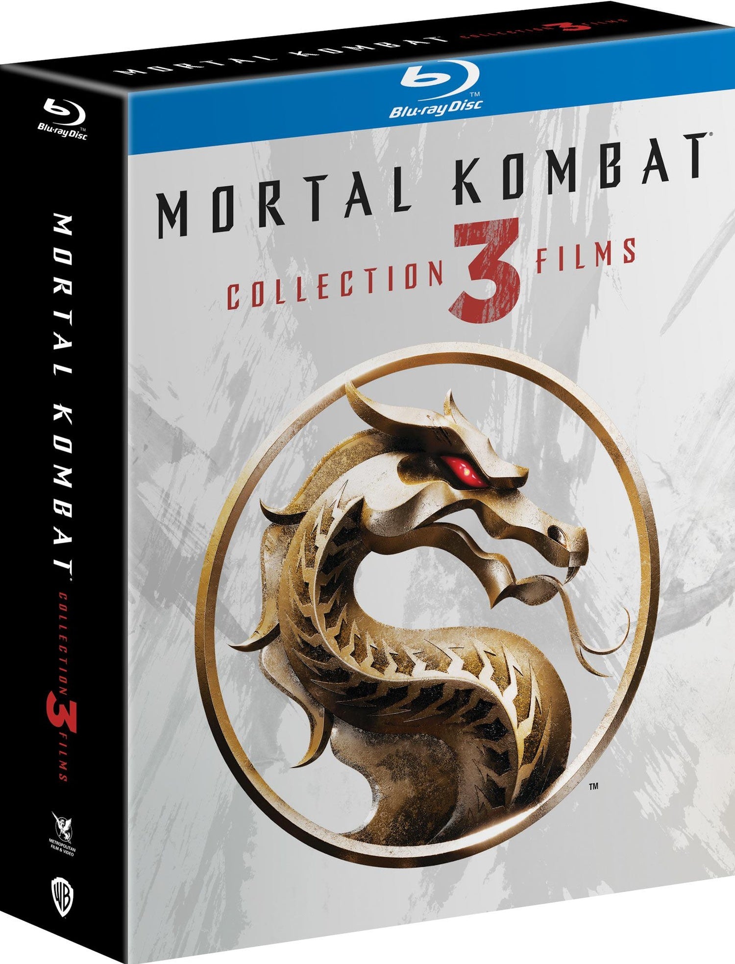 Mortal Kombat - Collection 3 films : Mortal Kombat (2021) + Mortal Kombat (1995) + Mortal Kombat - Destruction finale (1997) [Blu-ray]