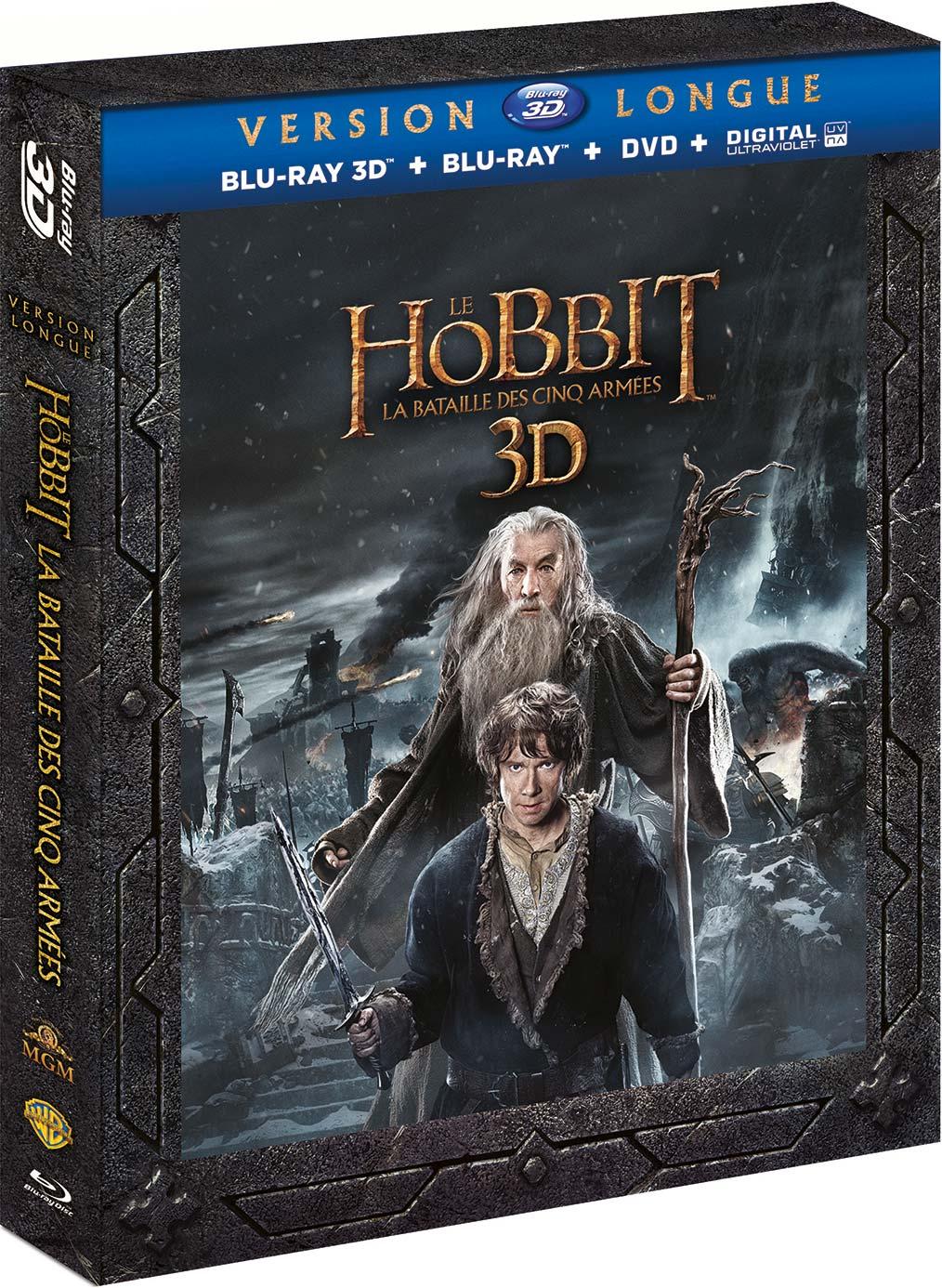 Le Hobbit : La bataille des Cinq Armées [Blu-ray 3D]