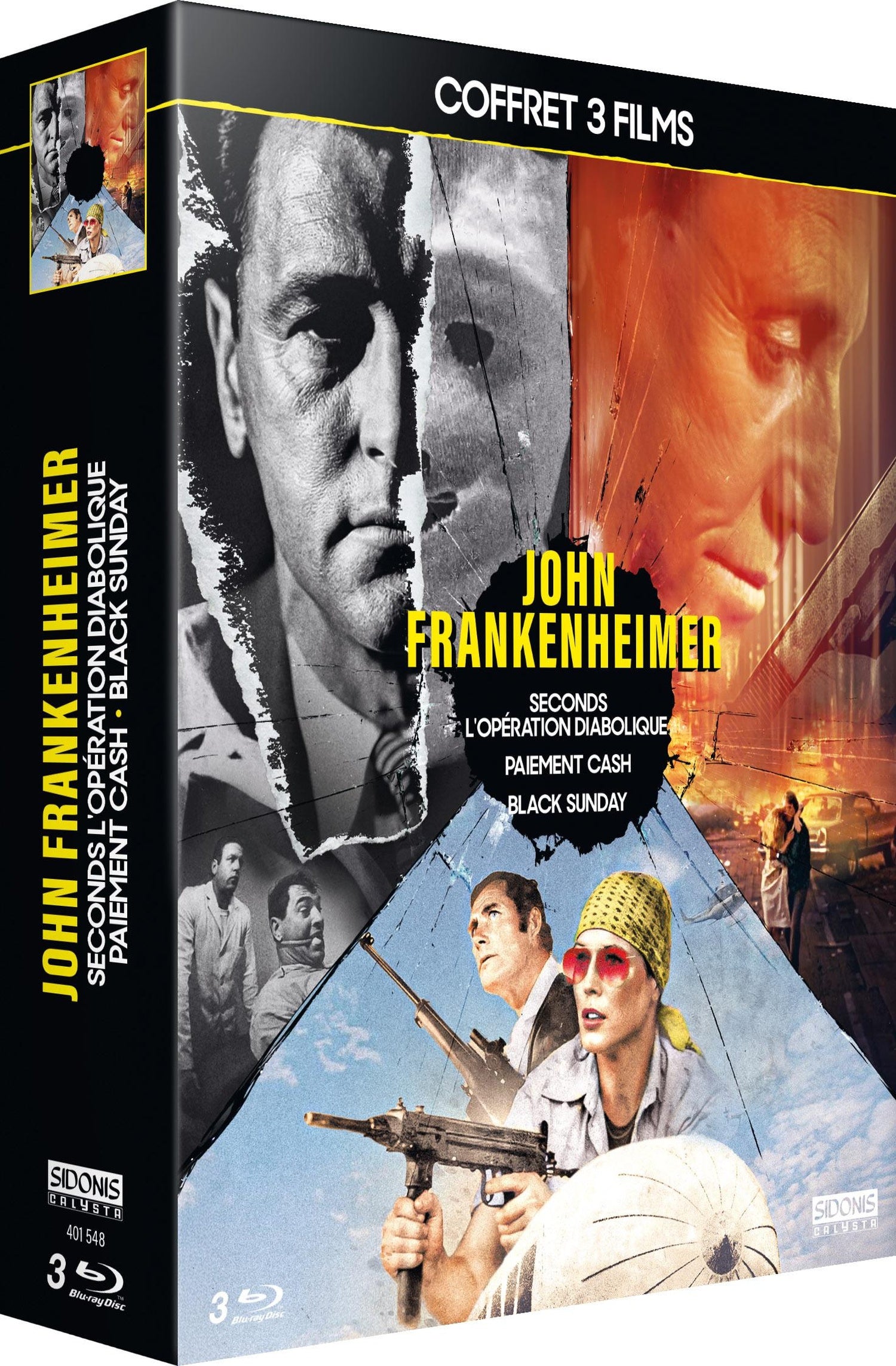 John Frankenheimer : Seconds - L'Opération diabolique + Paiement cash + Black Sunday [Blu-ray]