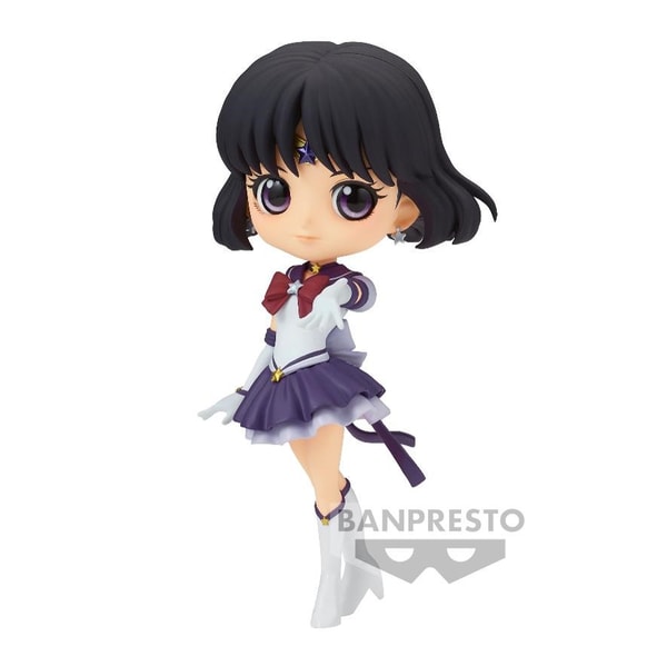 Pretty Guardian Sailor Moon Cosmos the Movie Q Posket - Eternal Sailor Saturn (Ver. A) Statue 13cm - flash vidéo
