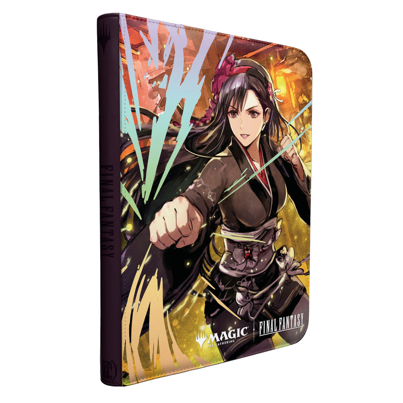 Ultra Pro - Magic: The Gathering - Final Fantasy - Classeur PRO-Binder à fermeture éclair haut de gamme à 9 pochettes Tifa Lockhart