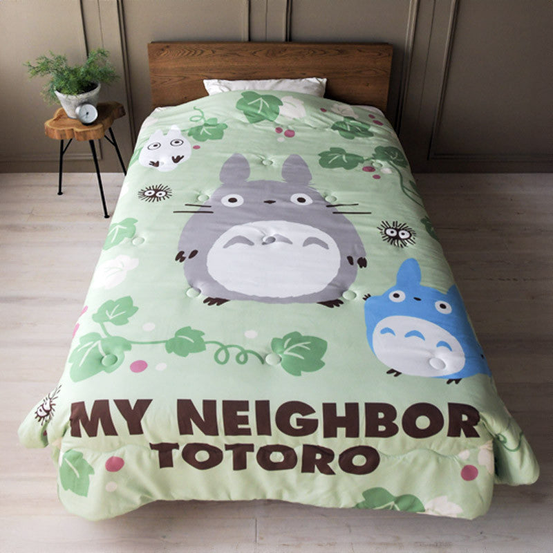 Ghibli - Mon voisin Totoro - Housse de couette Natsu Totoro Feuille Verte