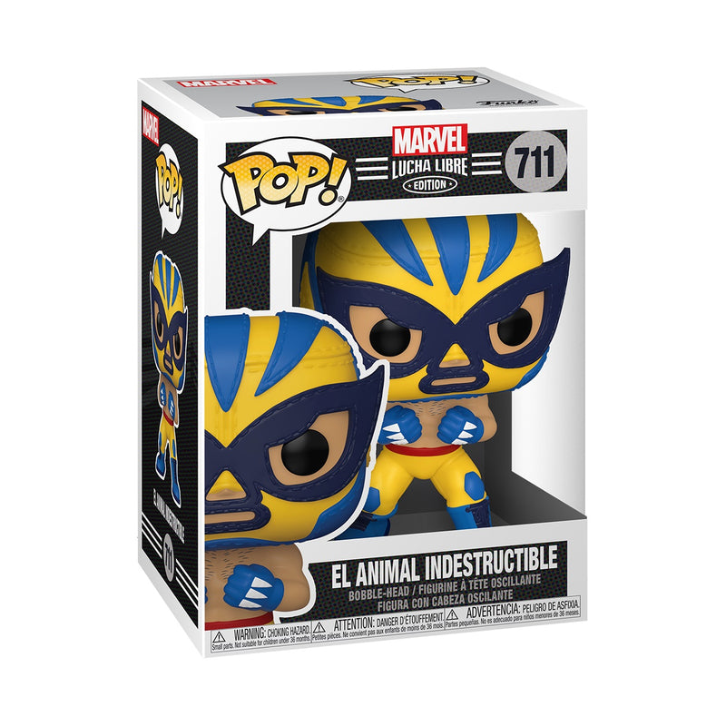 Funko Pop! Marvel: Lucha Libre Edition - El Animal Indestructible ENG Merchandising