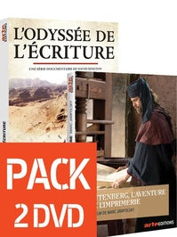 Pack L'Odyssée de l'écriture + Gutenberg - 2 DVD [DVD]