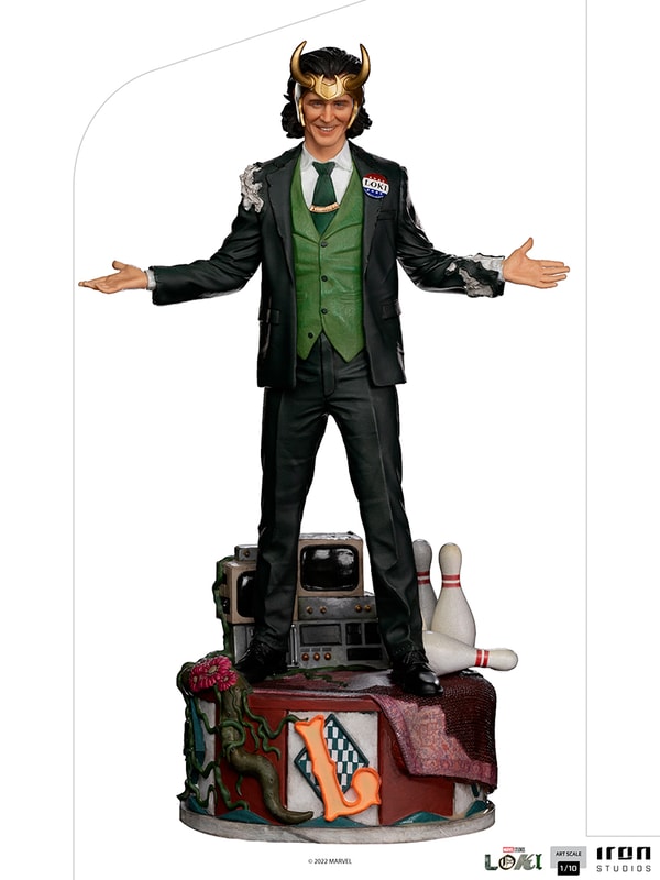 Iron Studios - Arts Scale 1/10 - Marvel - Loki - Loki Président Variant Statue 25cm