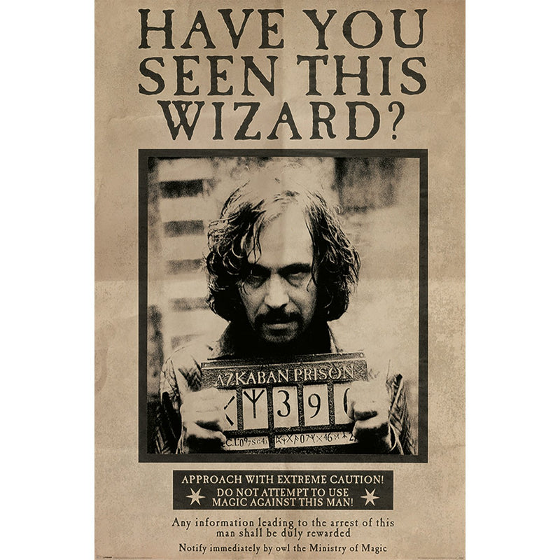 PL 44 - Harry Potter (Wanted Sirius Black) - Maxi Poster 91x61cm
