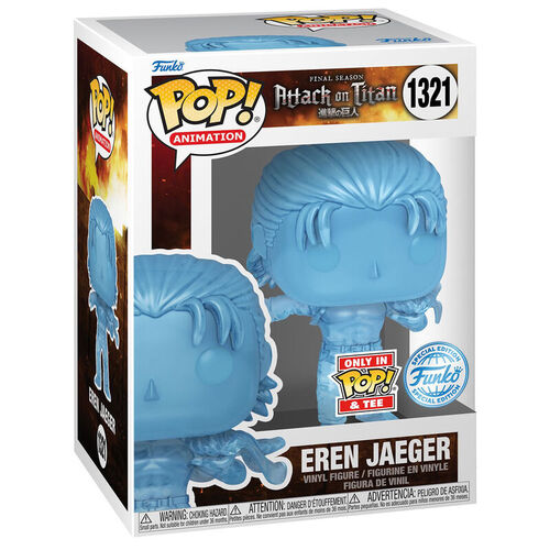 Funko Pop! & Tee: Attack on Titan - Eren (with Marks) - M - flash vidéo