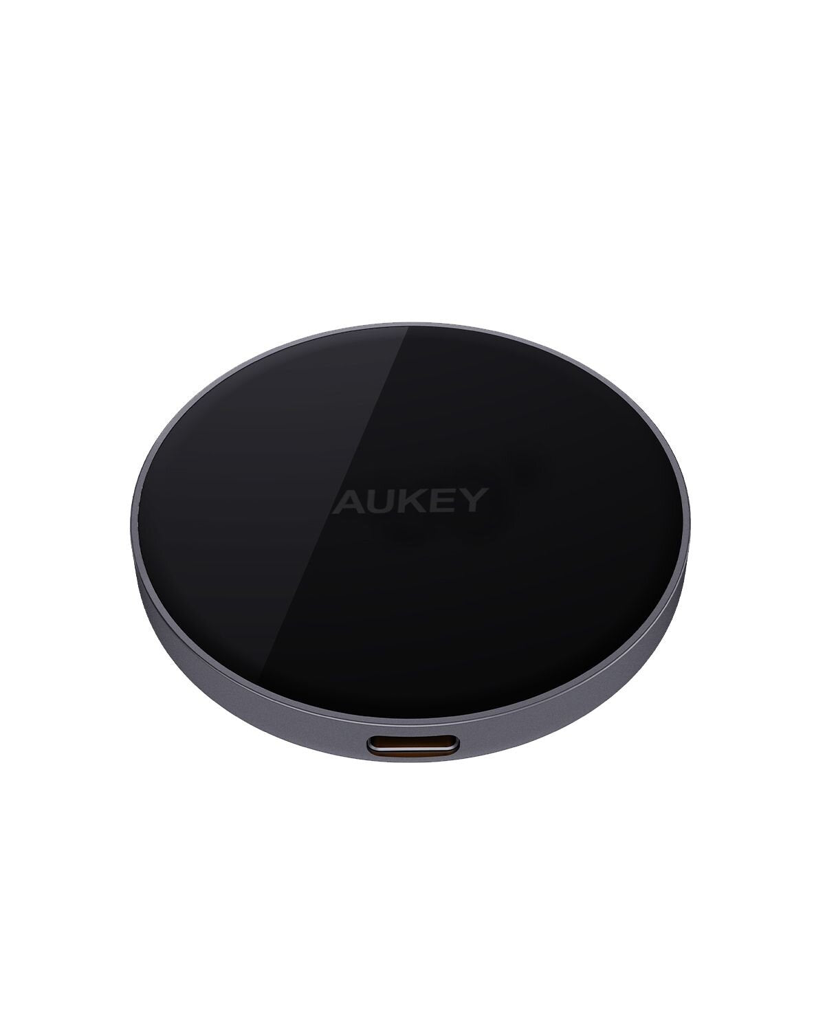 Aukey - Chargeur magnétique 15W sans fil MagFusion Aura Qi2 - flash vidéo