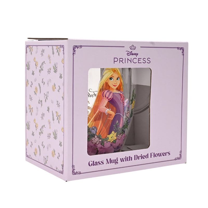 Disney - Raiponce - Mug en verre "Fleurs Séchées Raiponce" 300ml