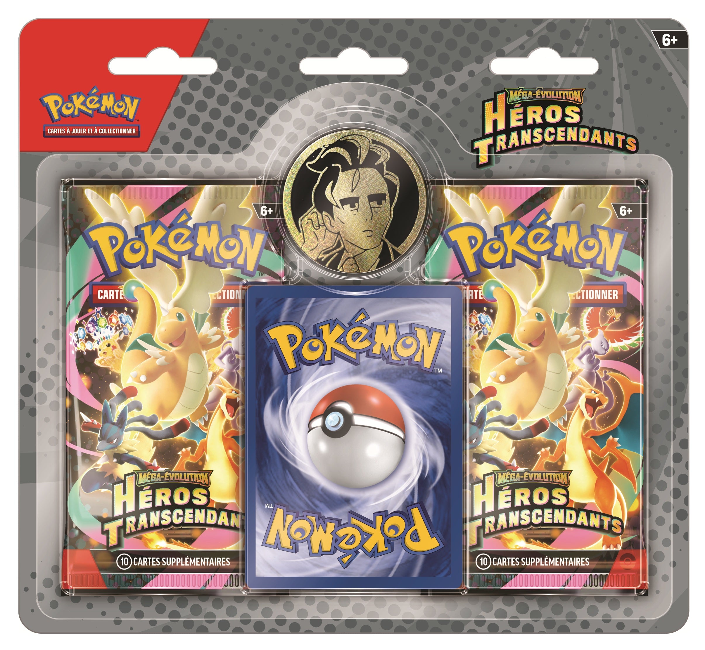 Pokémon JCC : Pack de 2 boosters Méga-Évolution - ME2.5 Héros Transcendants Dodoala d’Okuba