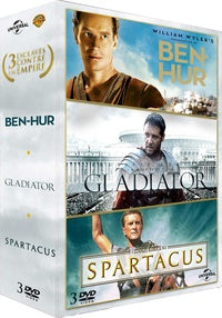 3 esclaves contre un empire - Coffret : Ben-Hur + Gladiator + Spartacus [DVD]