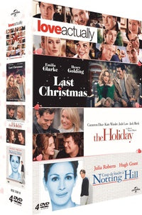 Coffret comédies romantiques : Love Actually + Coup de foudre à Notting Hill + Last Christmas + The Holiday [DVD]