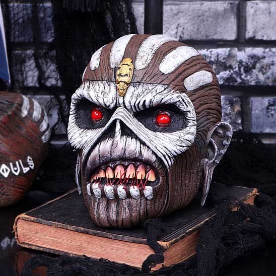 Iron Maiden - Boite en forme de tête d'Eddie "The Book of Souls"