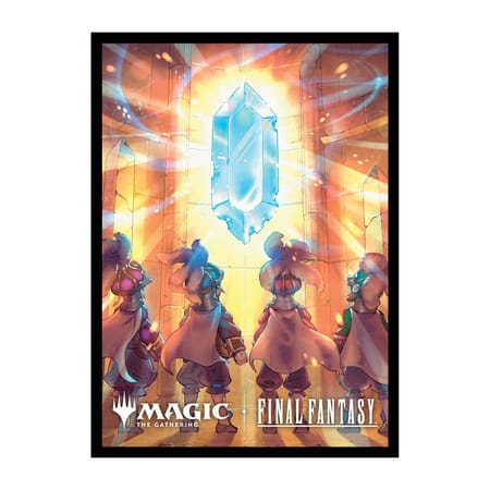 Ultra Pro - Magic: The Gathering - Universes Beyond: Final Fantasy - Sachet de 100 protèges cartes standard The Crystal's Chosen (63 x 89 mm)