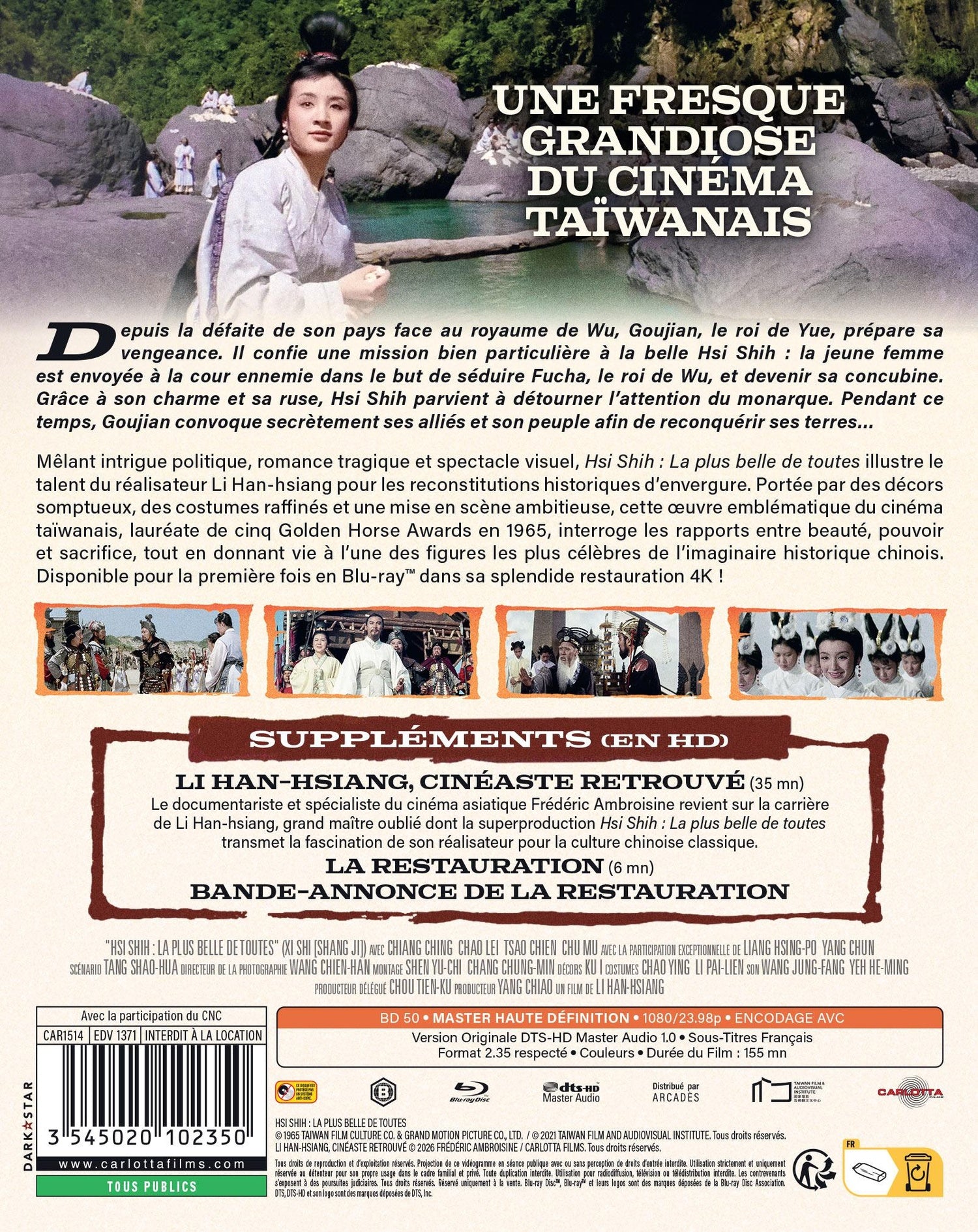 Hsi Shih : La Plus belle de toutes [Blu-ray]