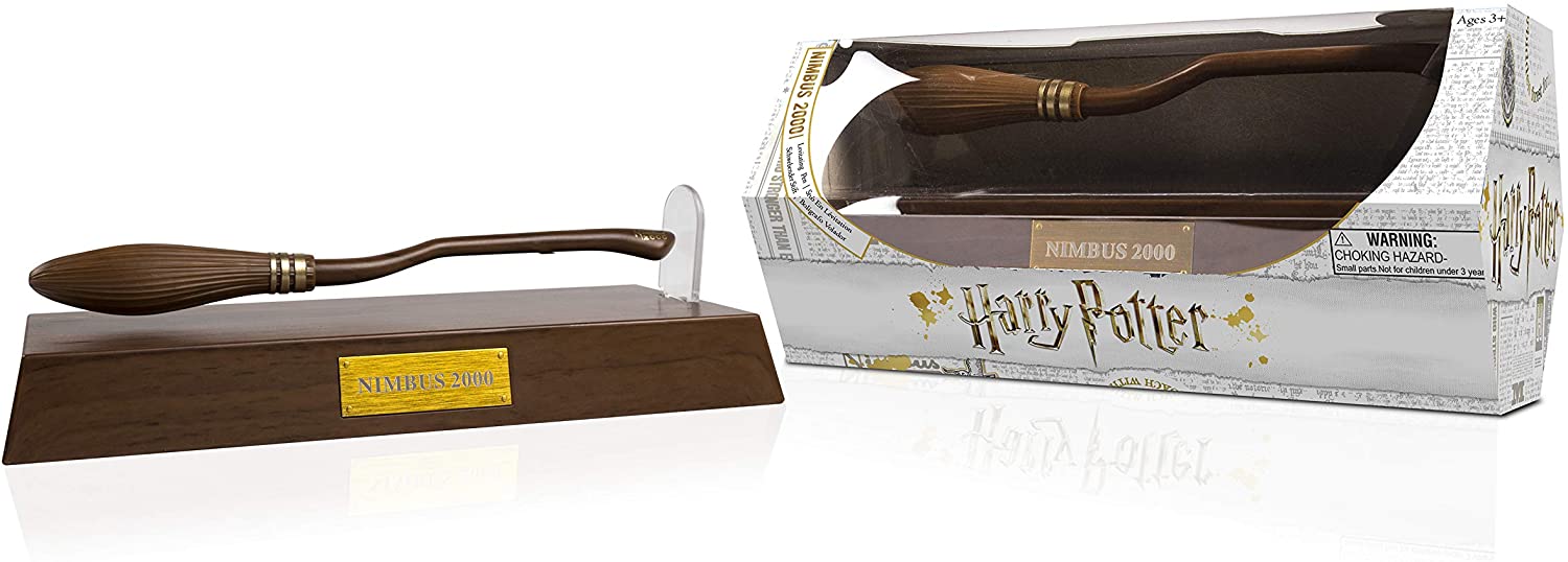Harry Potter - Stylo en forme de balai Nimbus 2000 en lévitation